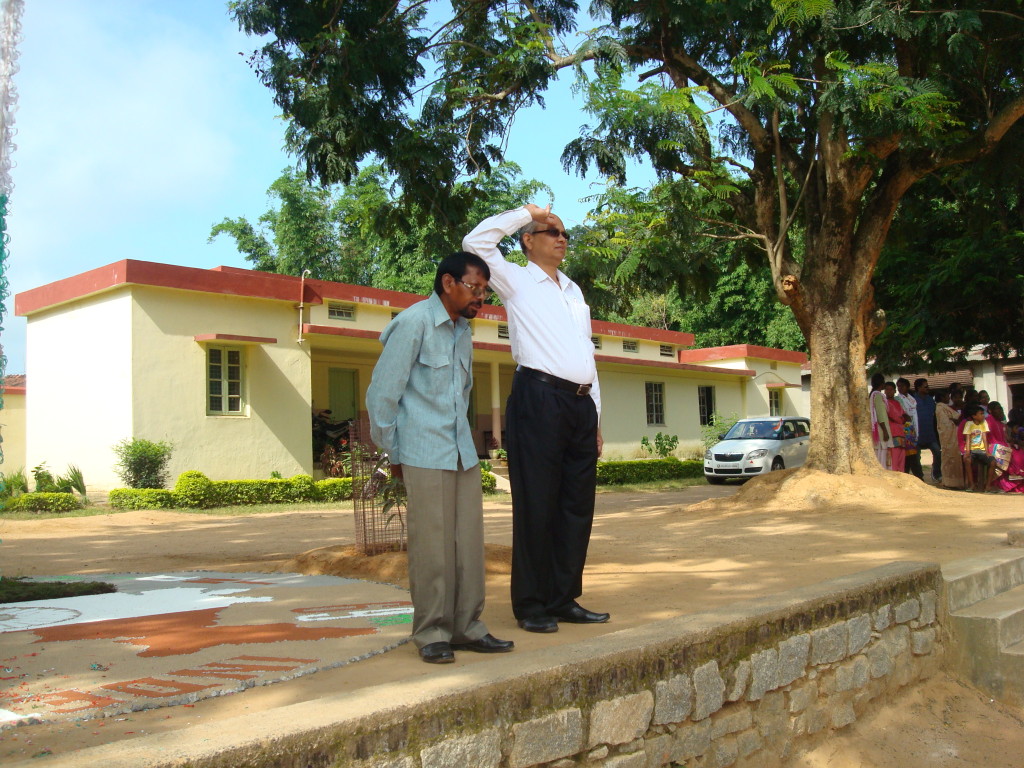 The Chief Guest take salute at the March Pass.